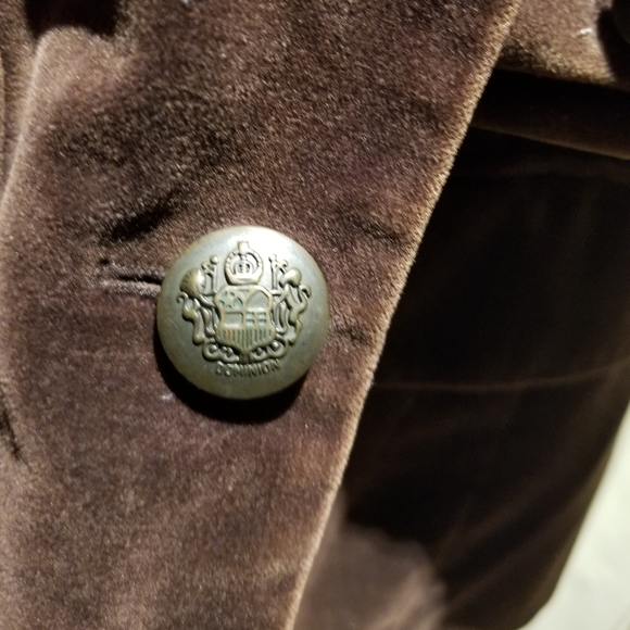 Women's NYGARD Brown Velvet Blazer (Size 8) - Picture 2 of 8